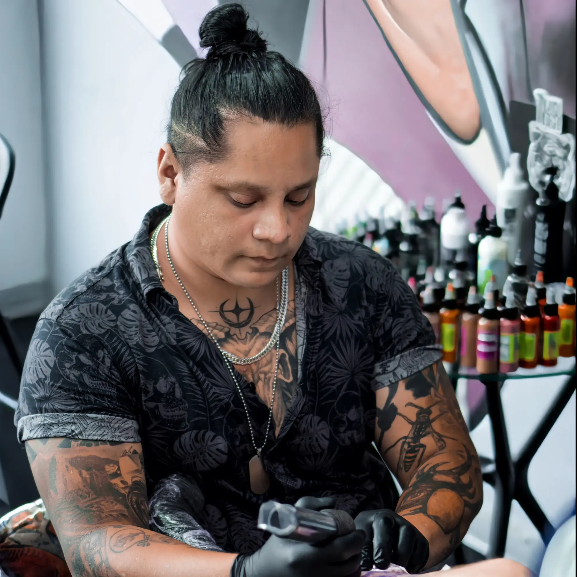 Profile image of César Pinto tattooing at Ganga Tattoo Studio